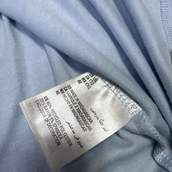 Alfani Henley T-Shirt Blue Long Sleeve Men’s Size XXL NWT - Picture 8 of 11
